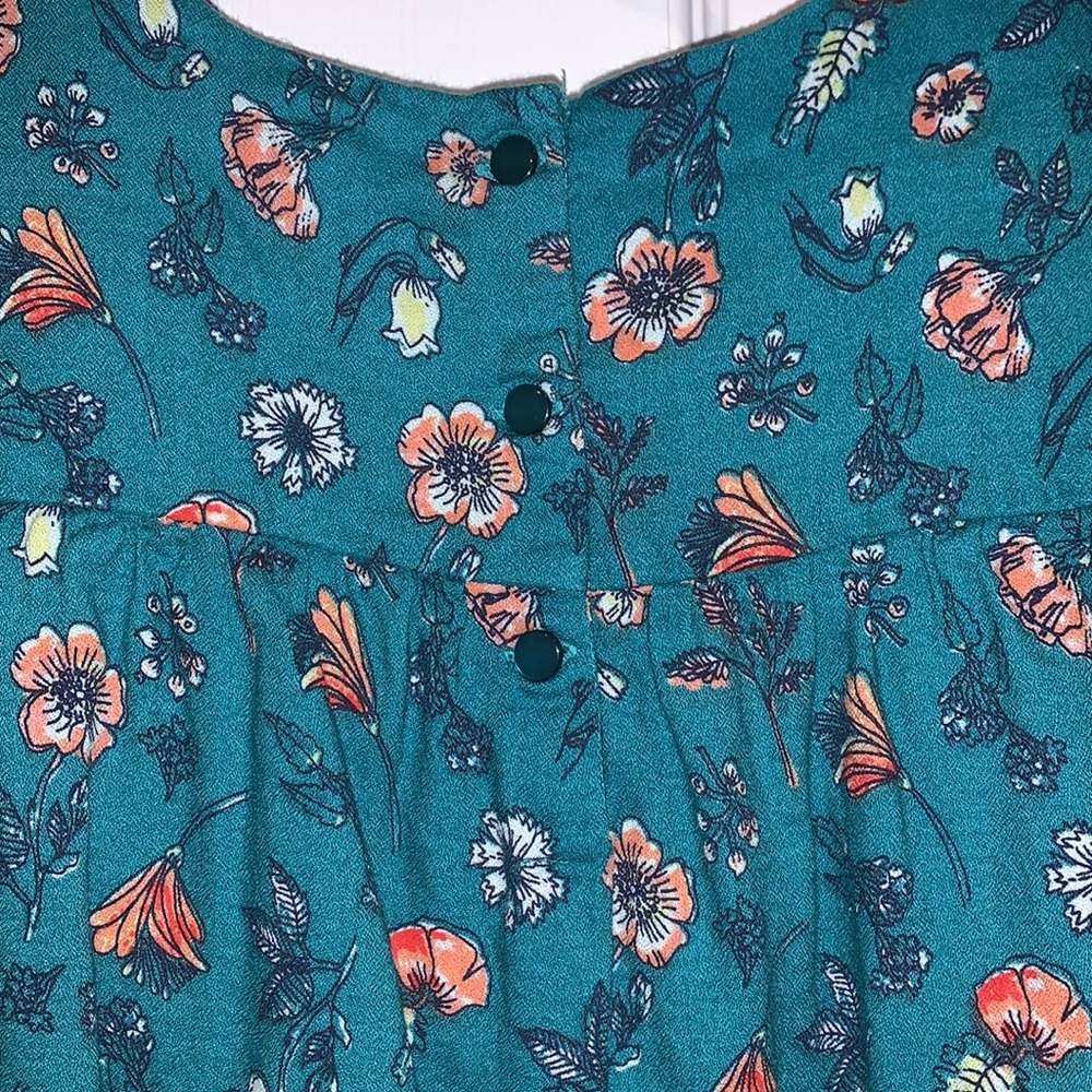 True Craft Girls Floral Sundress Size 6 - Picture 3 of 4